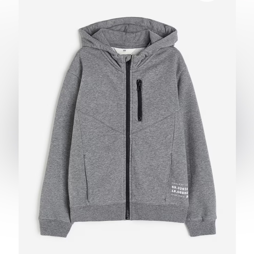H&M Gray Hoodie 12-14yrs